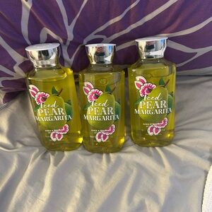 NWT Bath & Body Works Iced Pear Margarita Body Wash Bundle